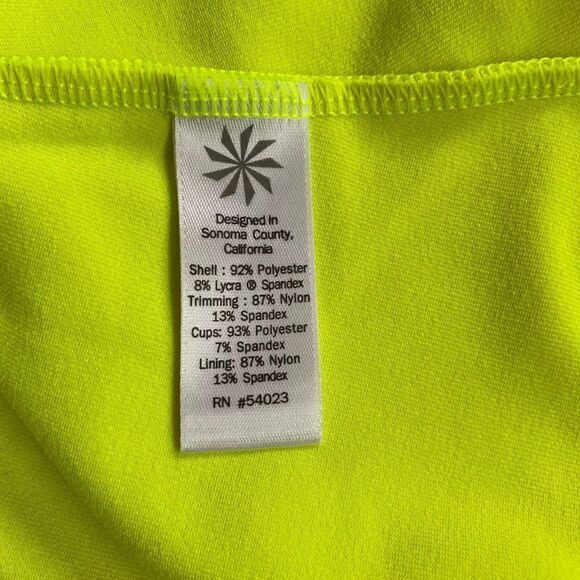 Athleta Women’s Lime Green Racerback Workout Top SZ XS - Picture 8 of 11